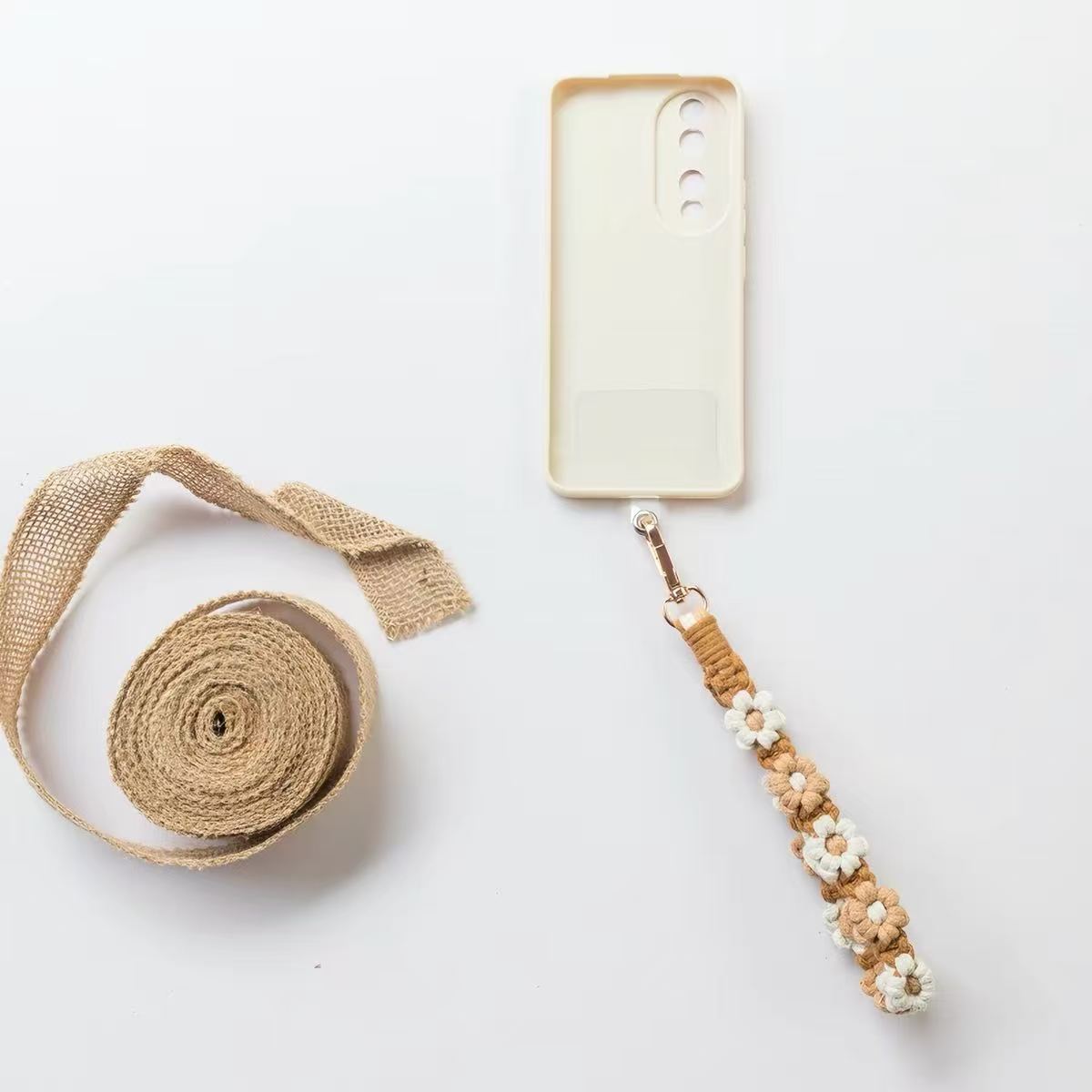 DIY cartoon keychain strap cute decorative chain