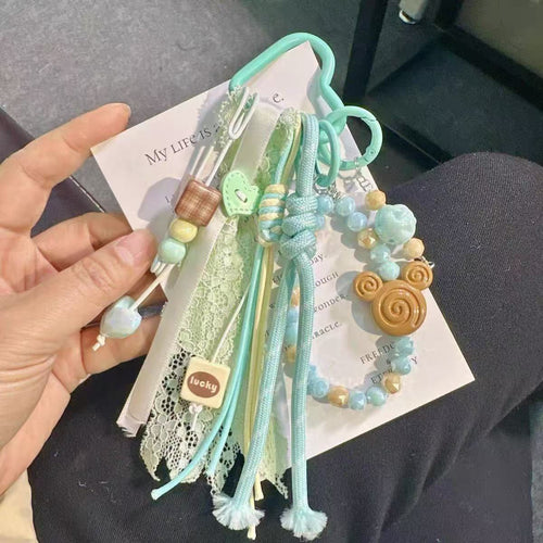 Bag charm, chain hanging, keychain, car hanging