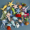 Crocheted toy fish