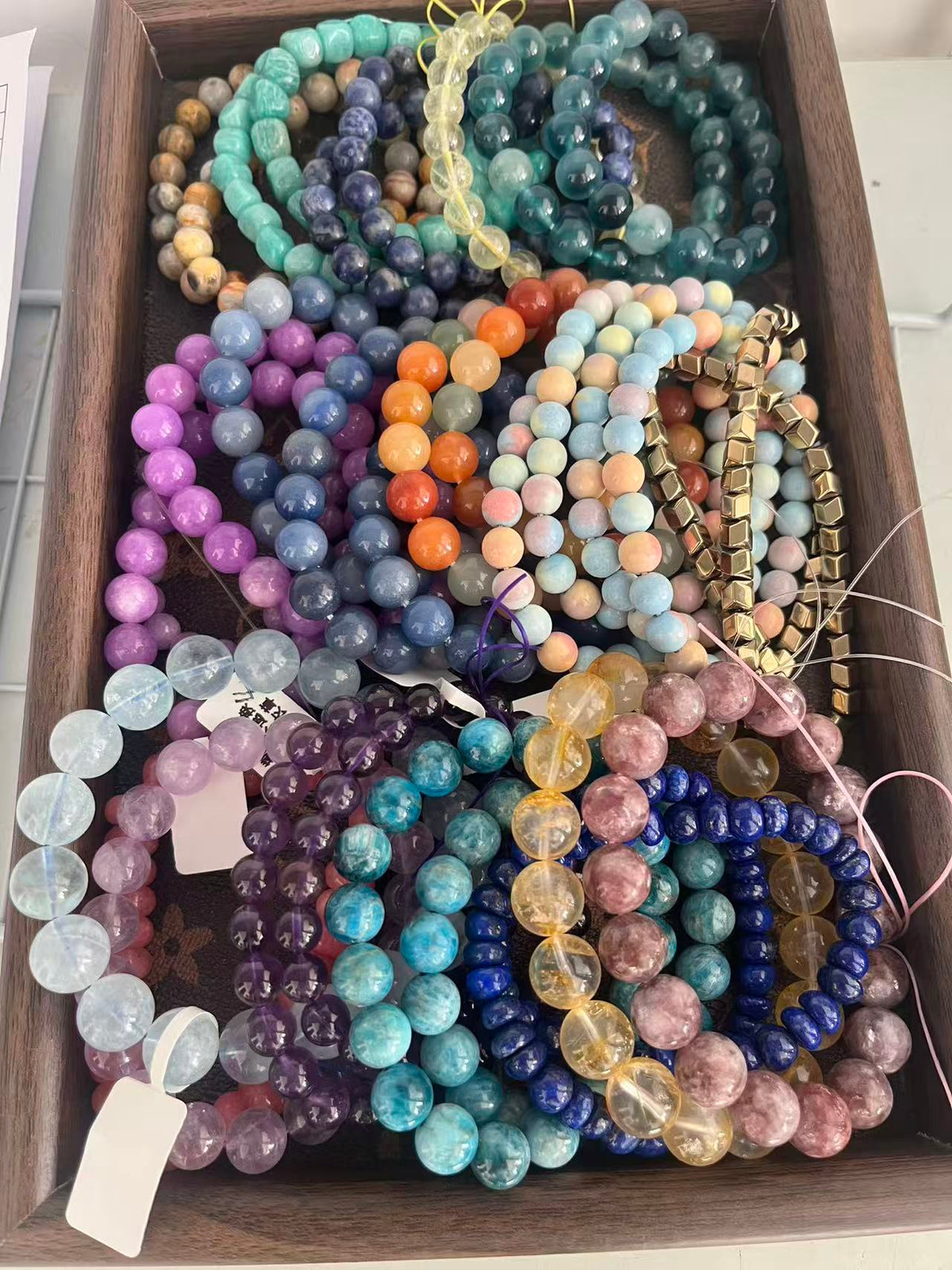 Natural Crystal Bracelets  Each Is Unique